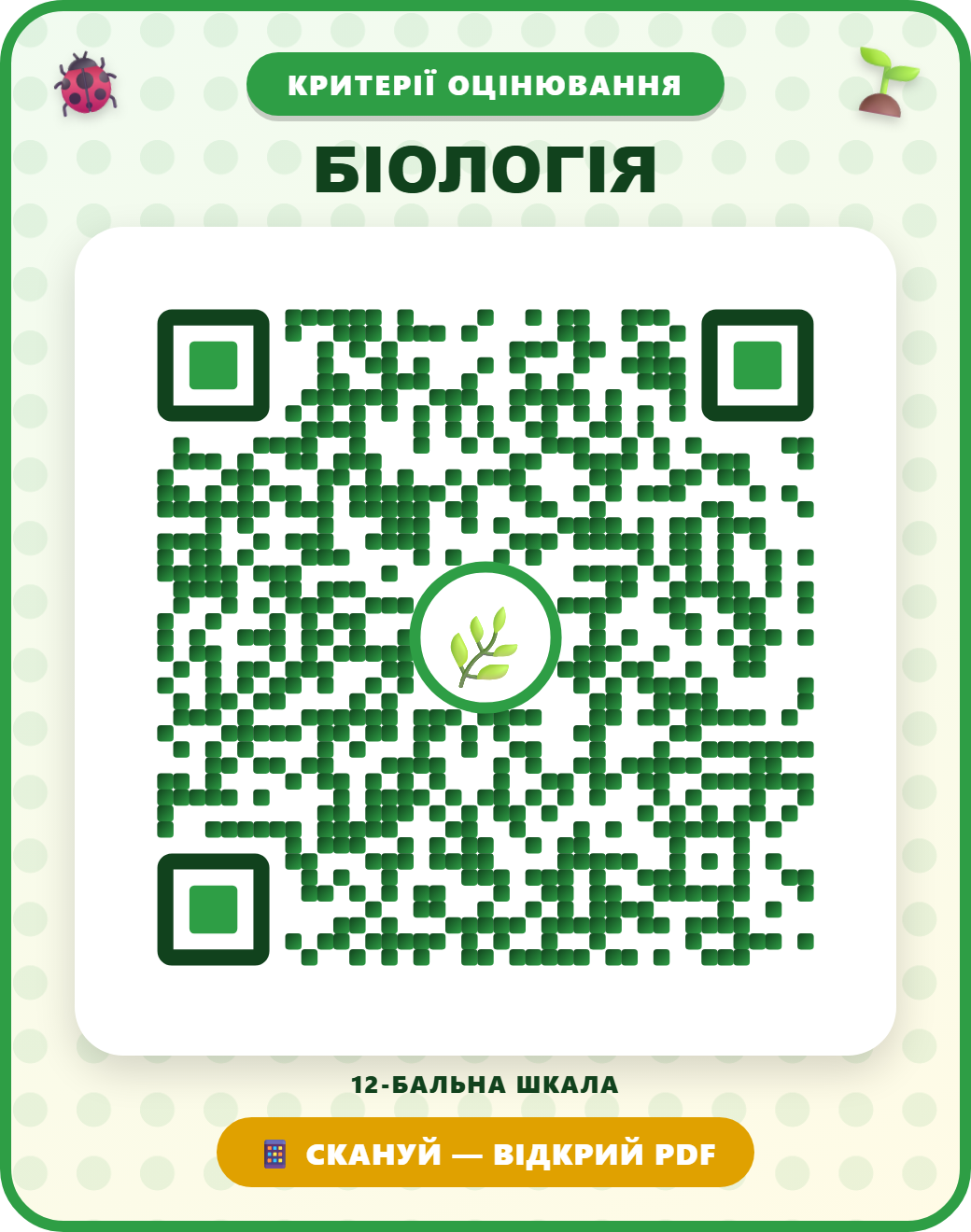 QR-код: БІОЛОГІЯ